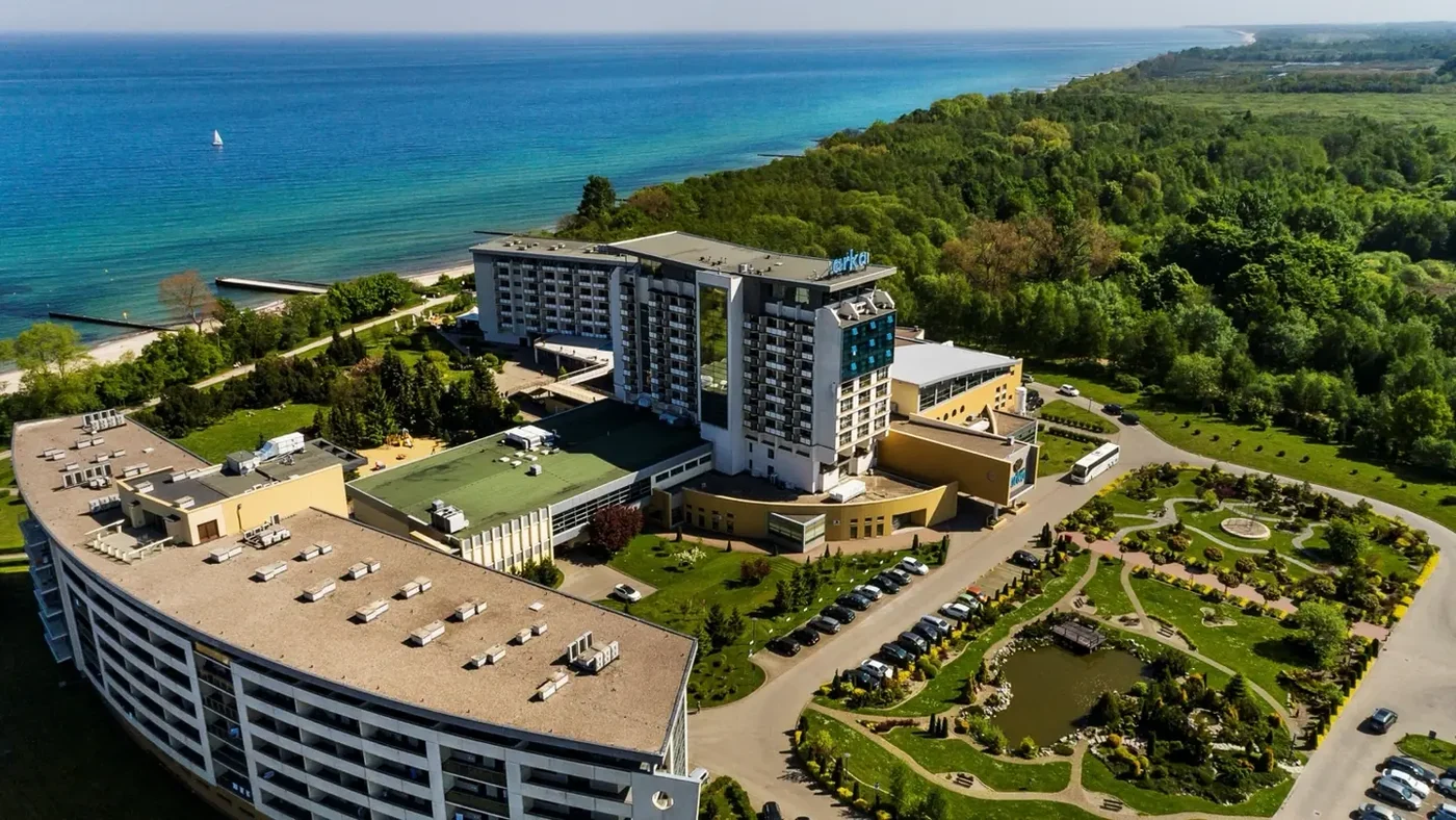 Arka Medical SPA w Kołobrzegu — widok z lotu ptaka